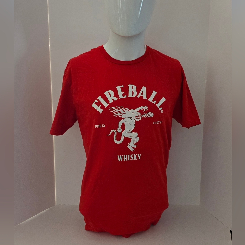 GILDAN fireball whiskey mens t-shirt